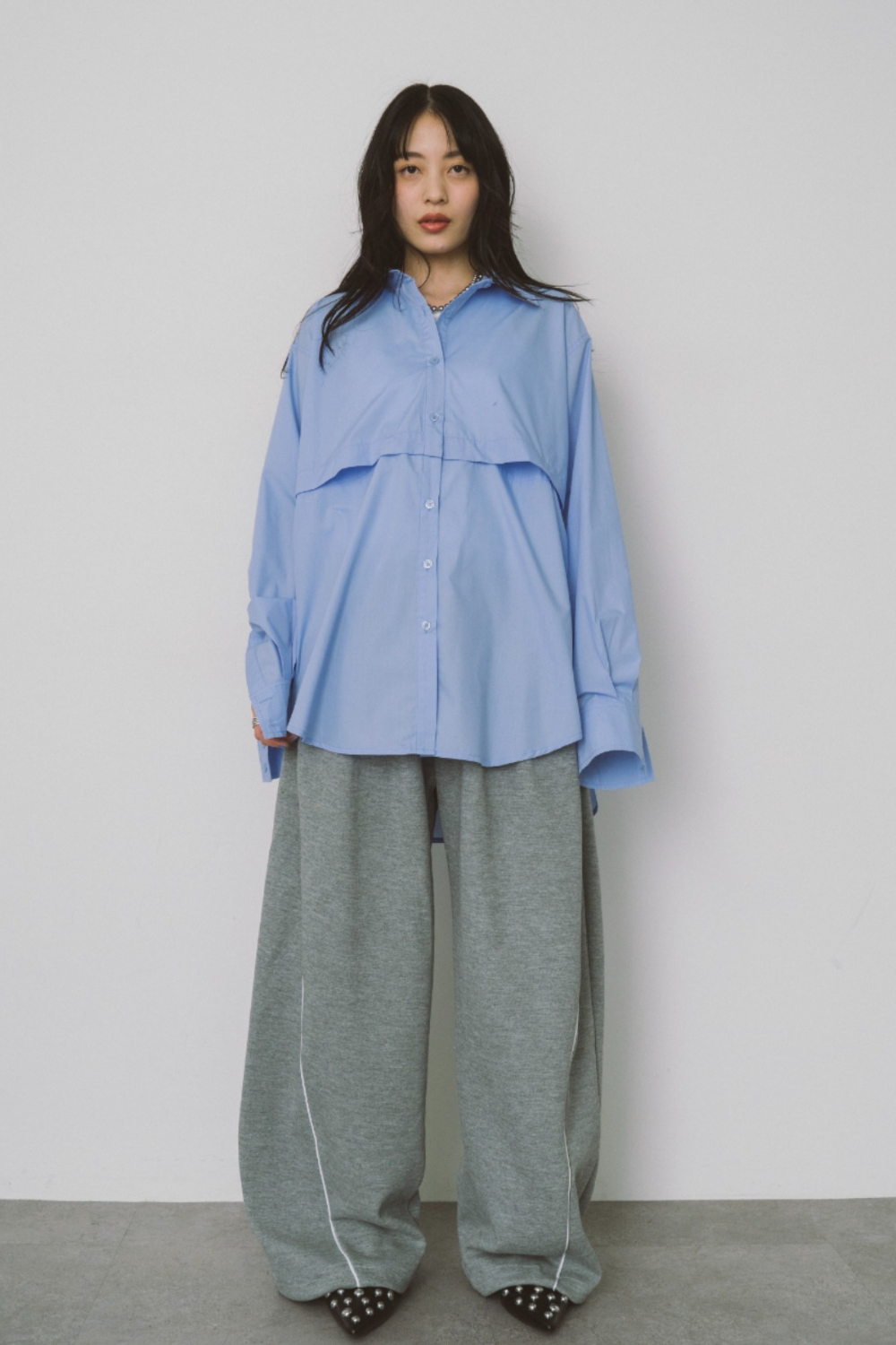 Oversized 2way shirt