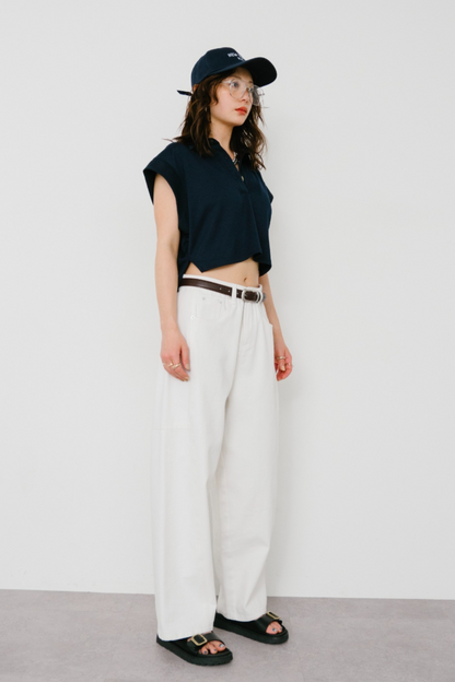Polo collar compact TEE