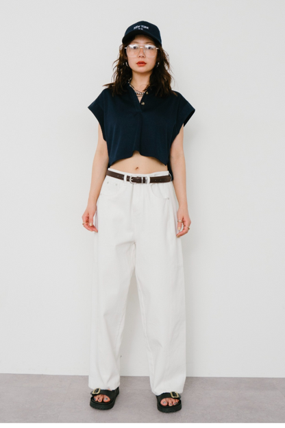 Polo collar compact TEE
