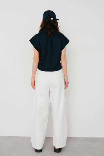 Polo collar compact TEE