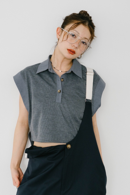 Polo collar compact TEE
