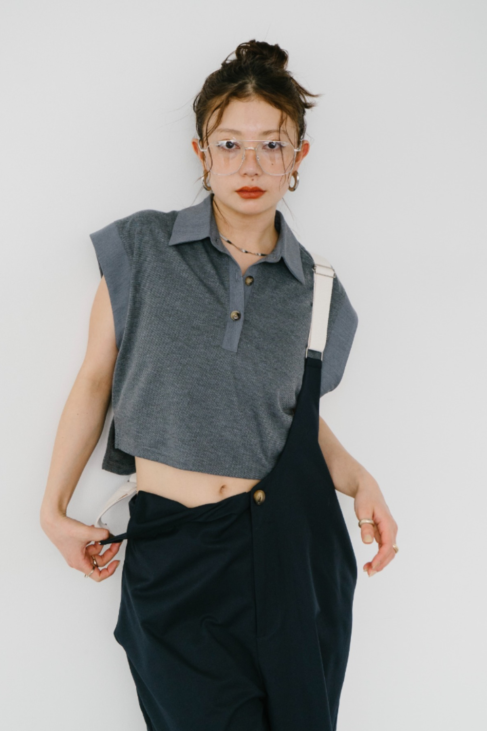 Polo collar compact TEE