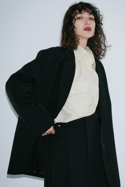 Single-breasted tailored jacket
