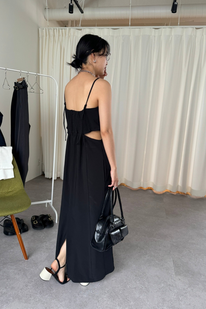 Side slit cami dress