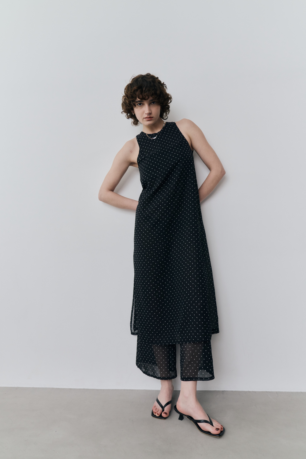 Sheer layered all-in-one