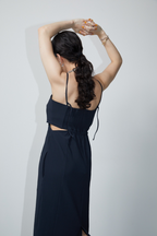 Side slit cami dress