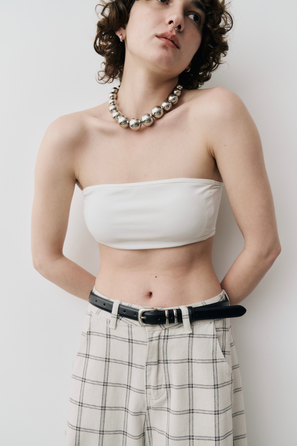 Backstrap tube top bra