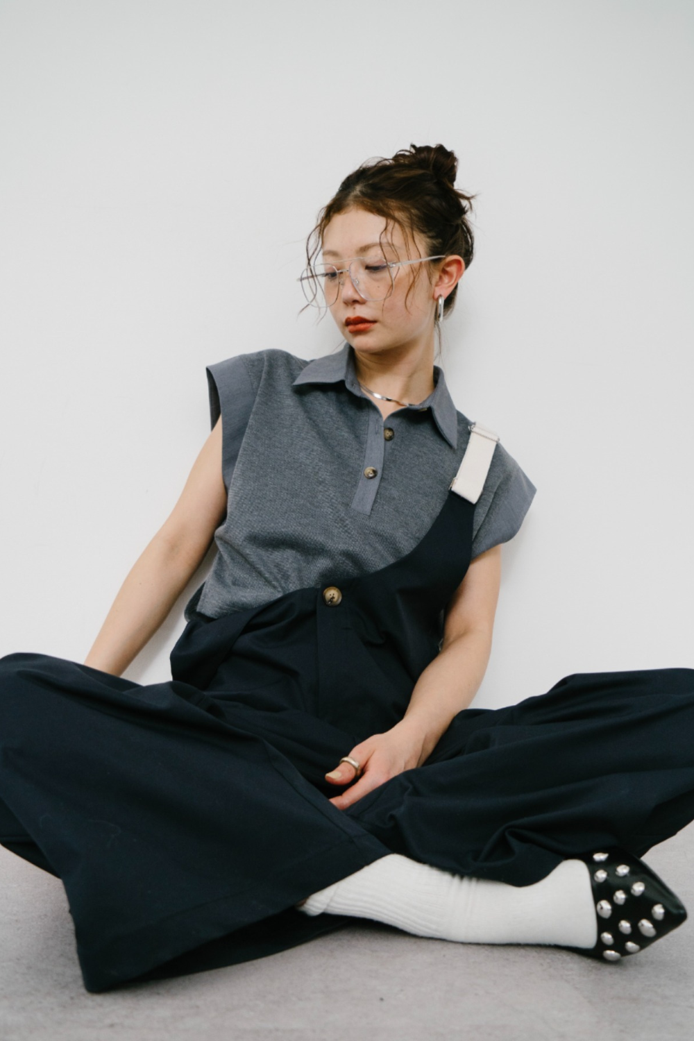 Polo collar compact TEE