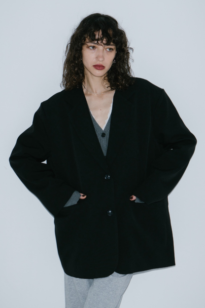 Single-breasted tailored jacket