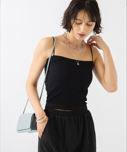 Cup in rib camisole