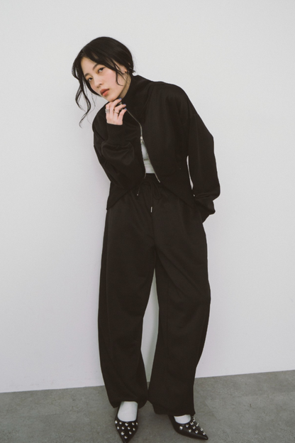 W waist jersey pants