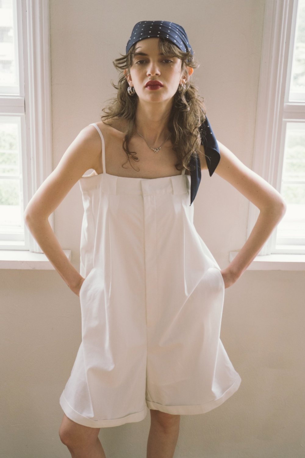 Strappy short all-in-one