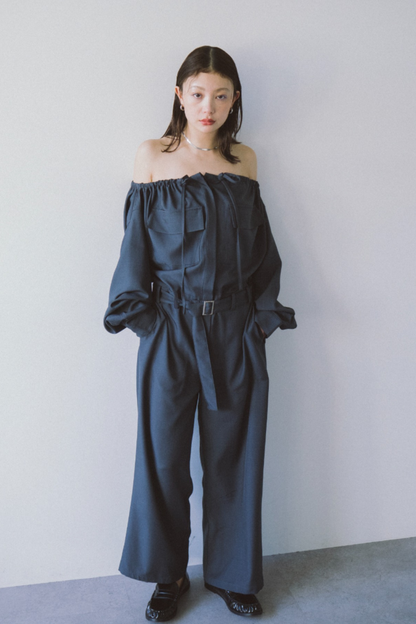 Off shoulder jumpsuit