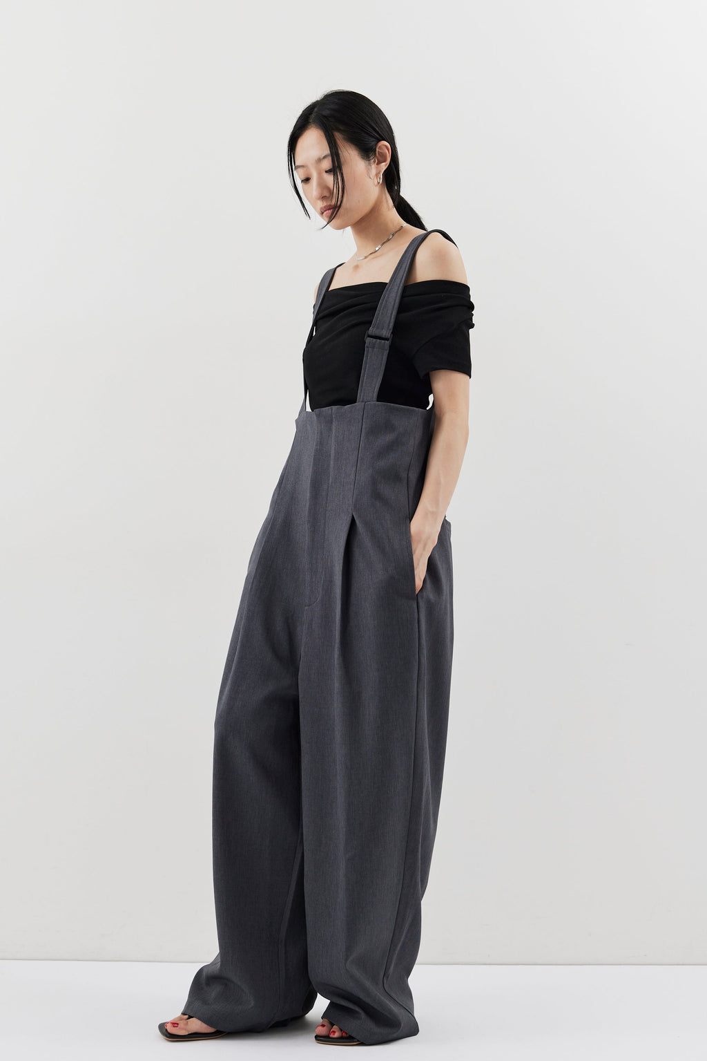 Suspenders trousers