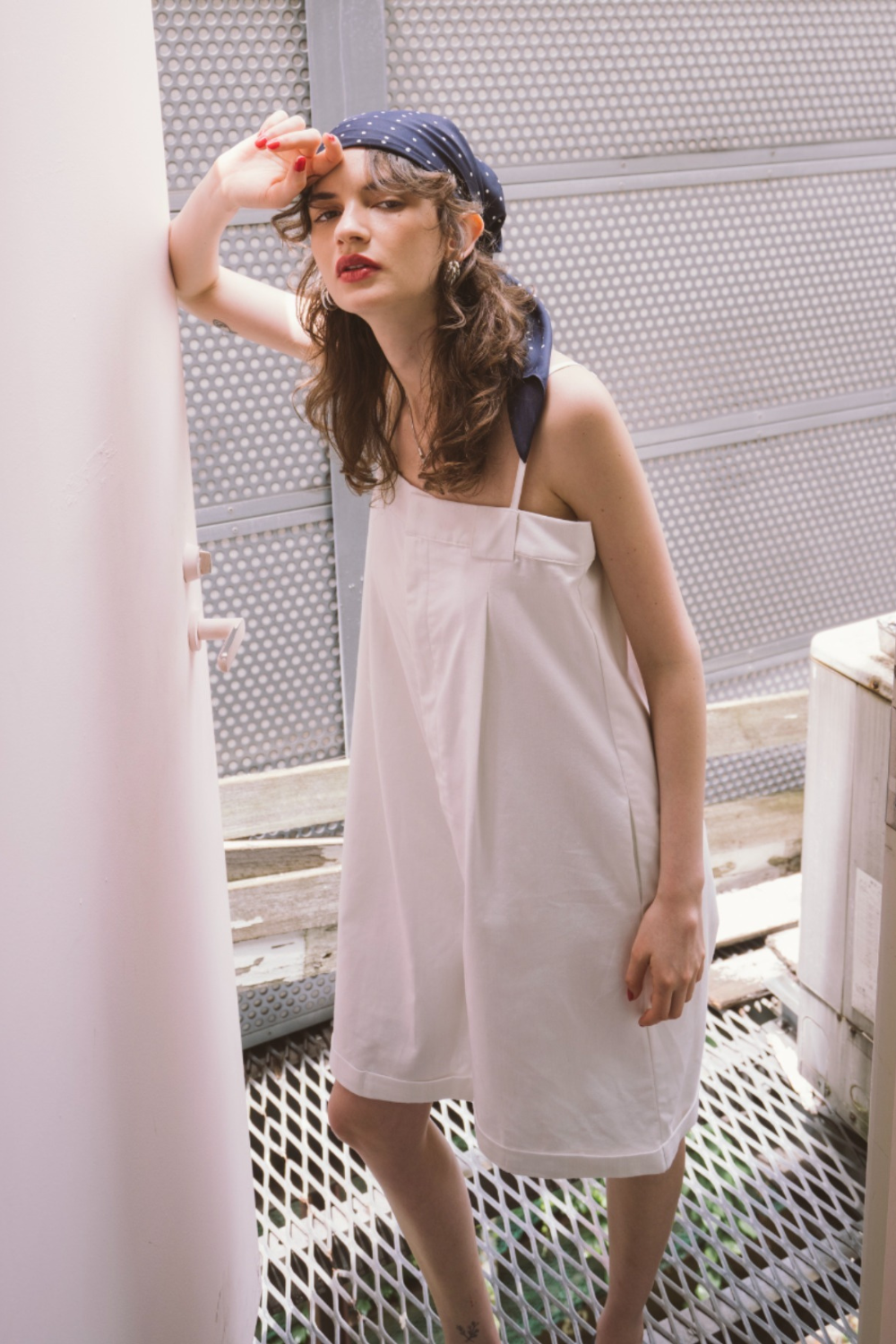 Strappy short all-in-one