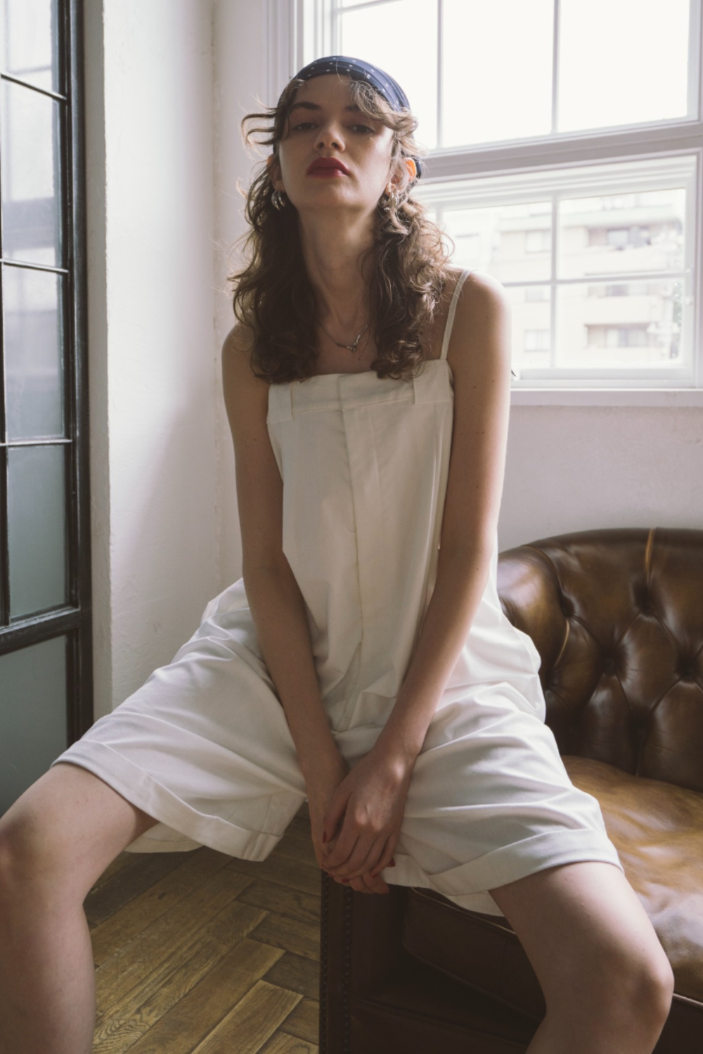 Strappy short all-in-one