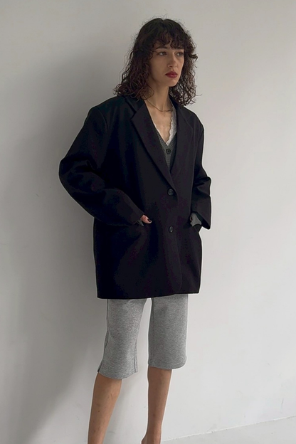Single-breasted tailored jacket
