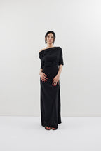 Draped design dress