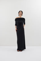 Draped design dress