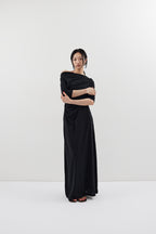 Draped design dress