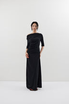 Draped design dress