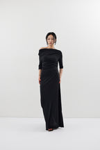Draped design dress