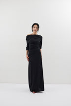 Draped design dress