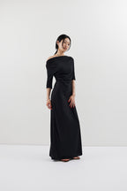 Draped design dress