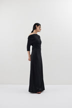 Draped design dress