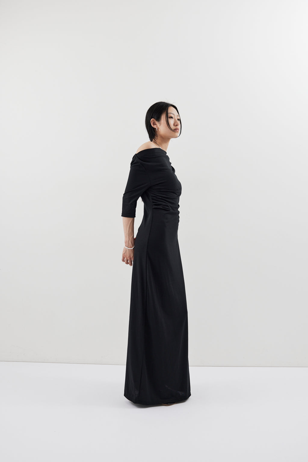 Draped design dress