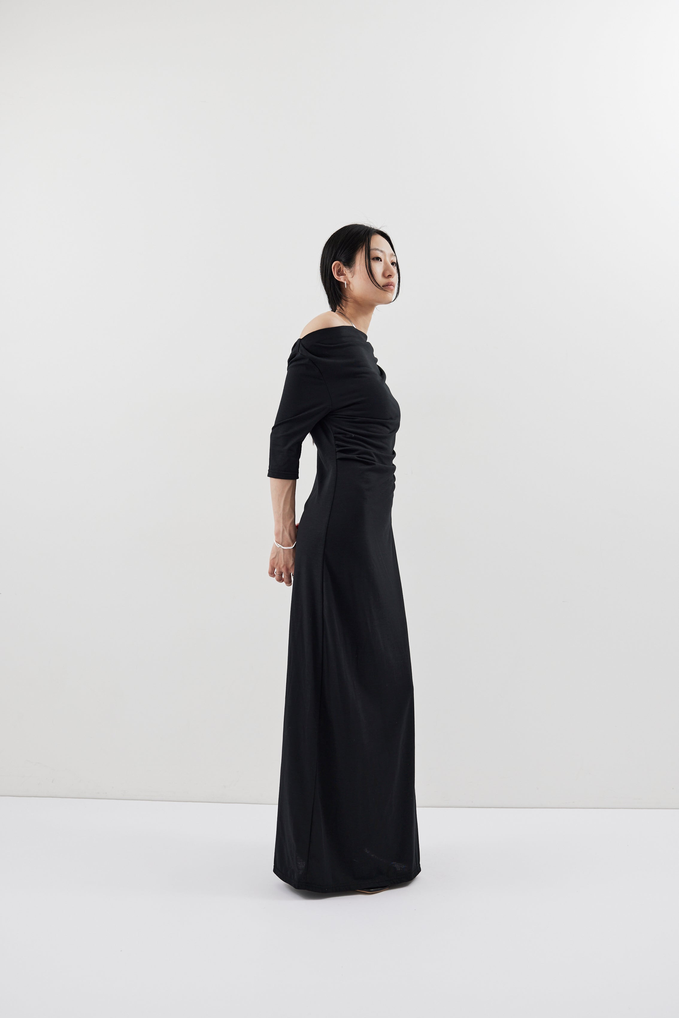 Draped design dress