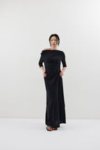 Draped design dress