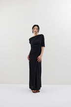 Draped design dress