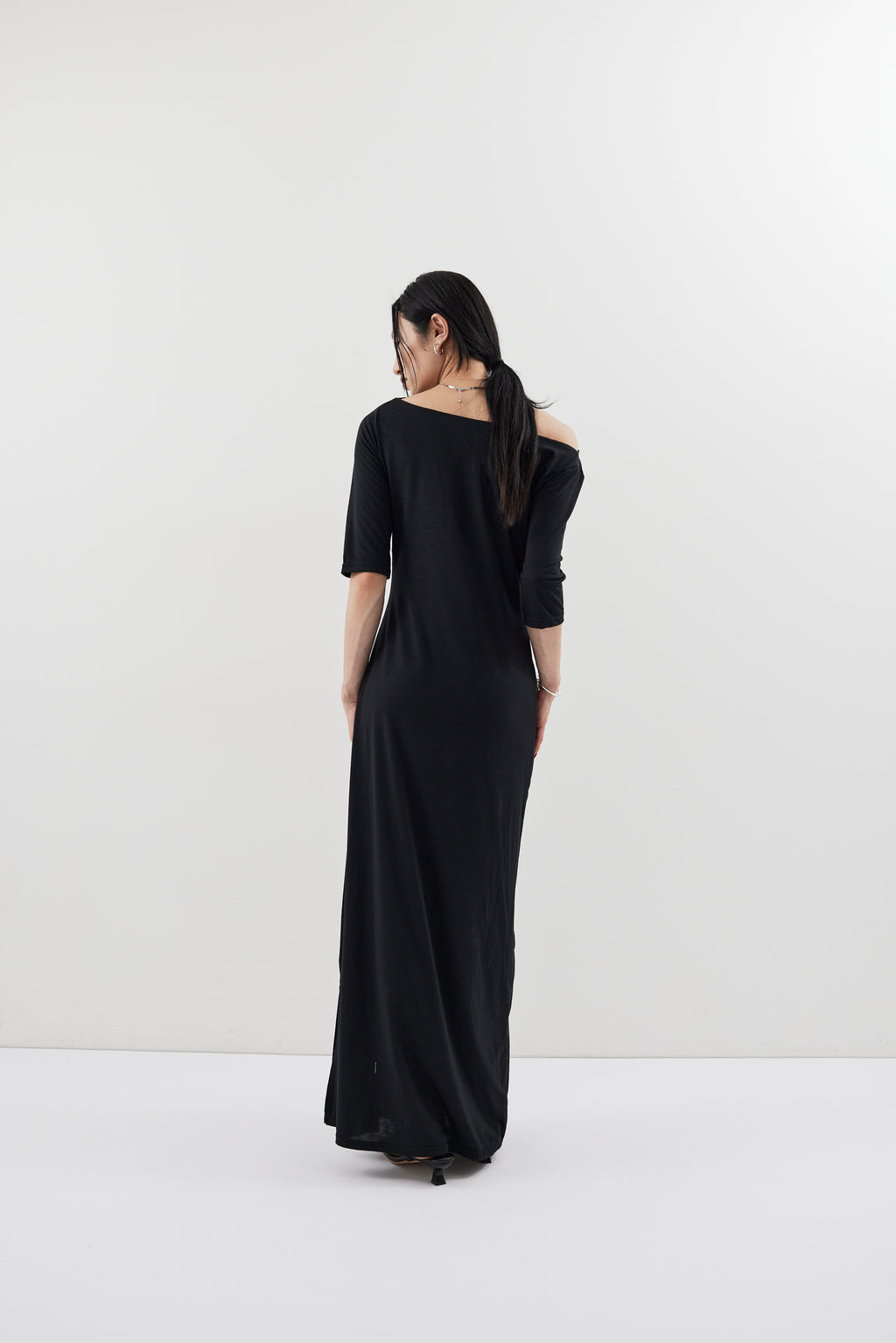 Draped design dress