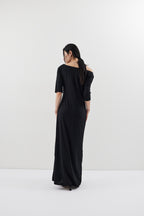 Draped design dress