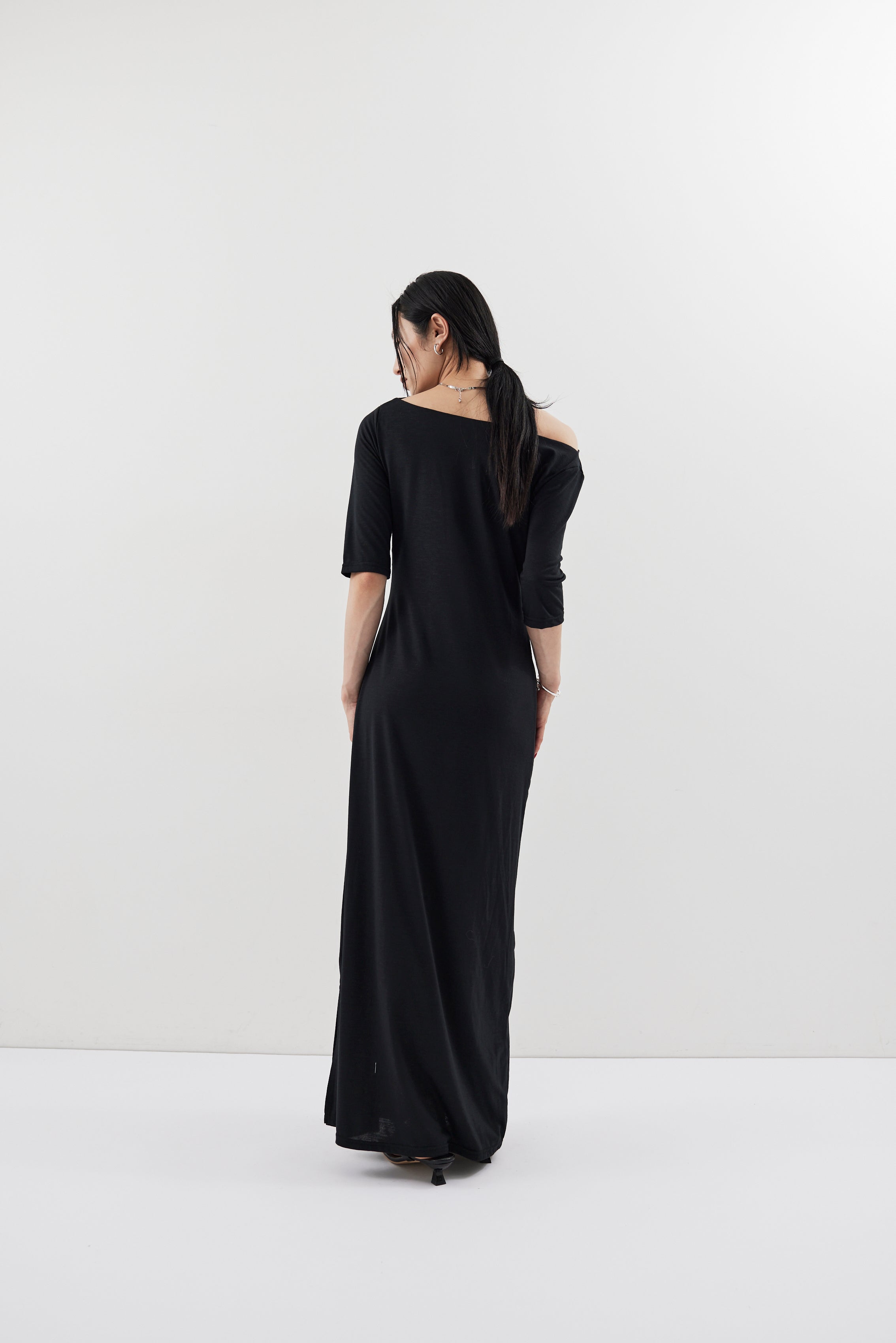 Draped design dress