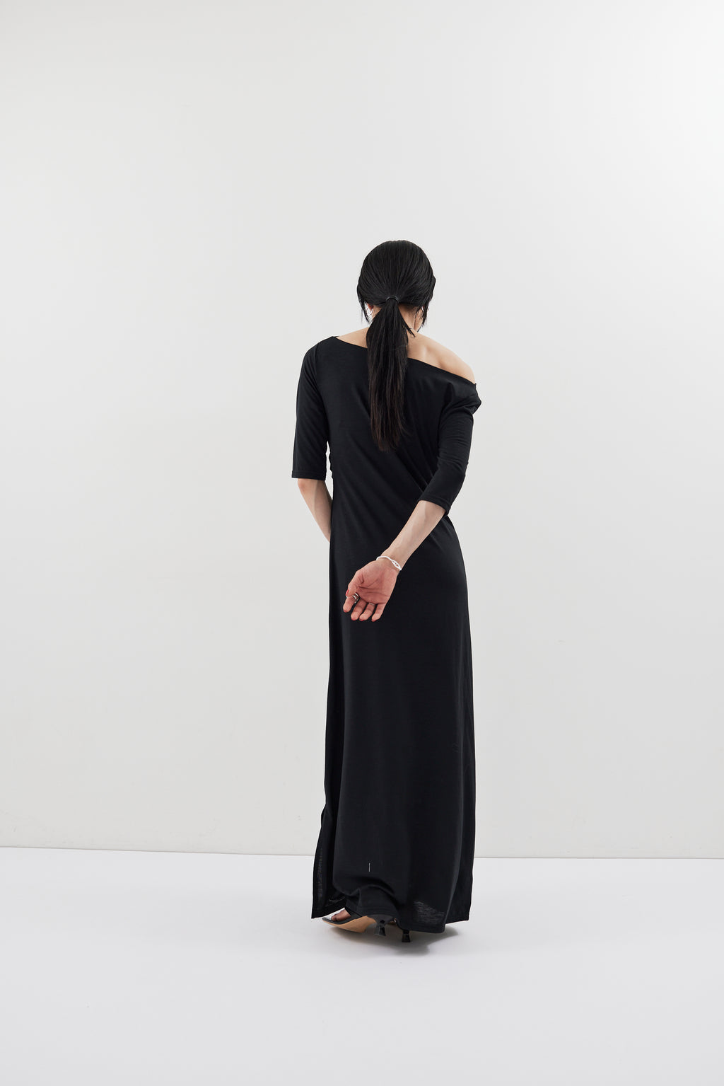 Draped design dress