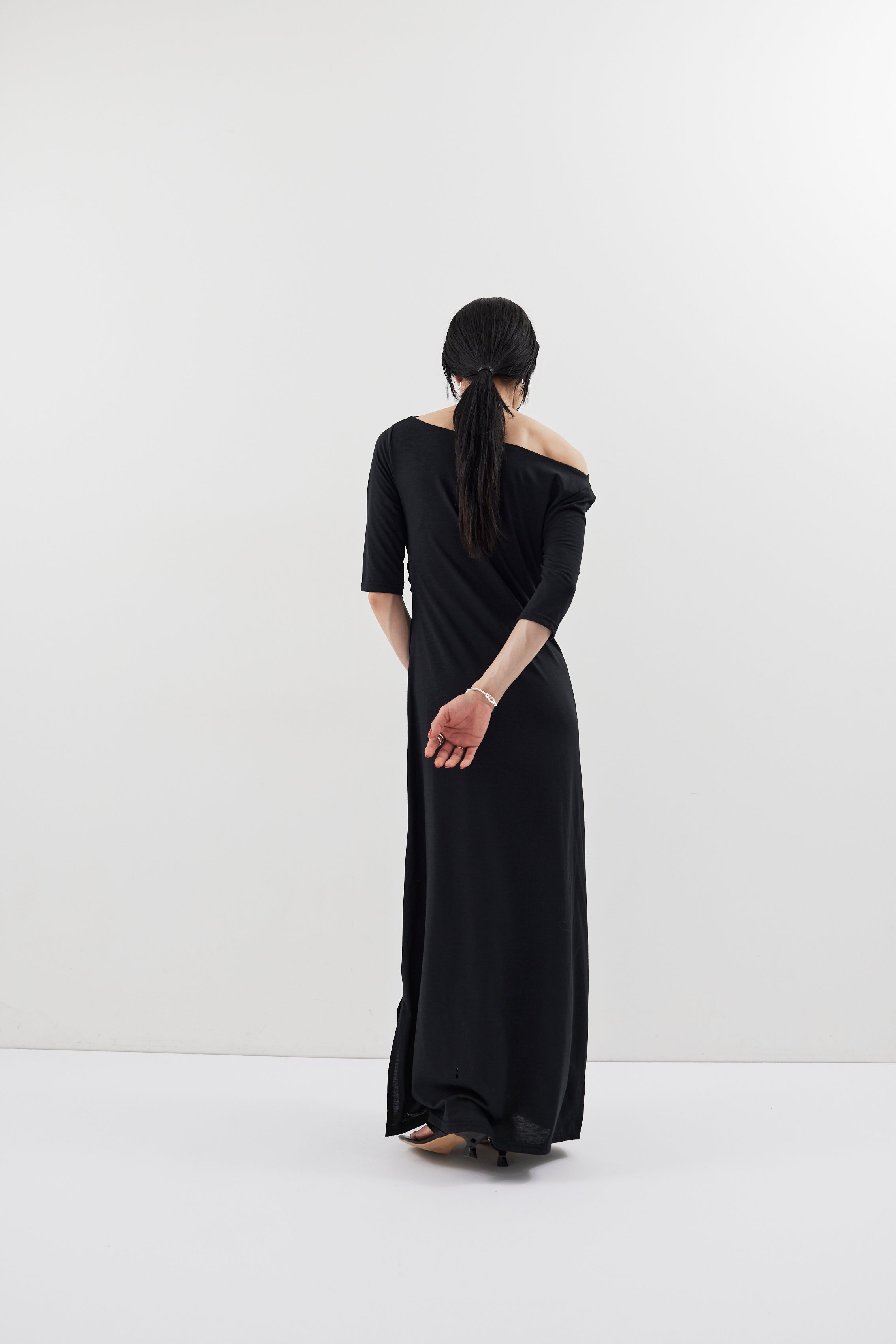 Draped design dress
