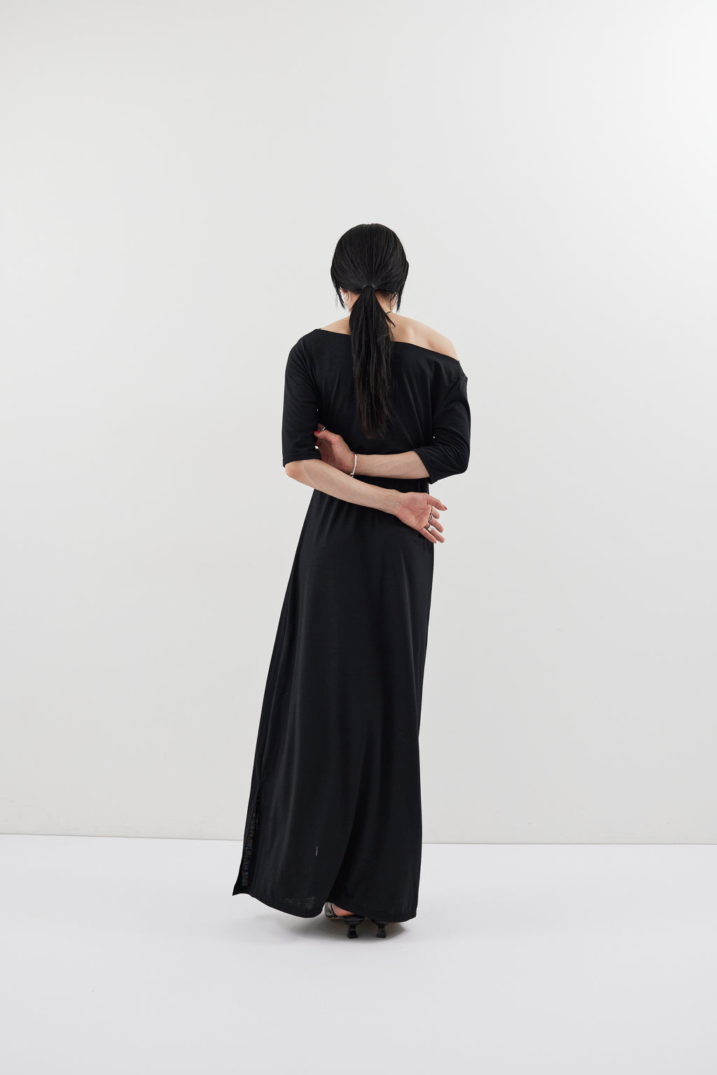 Draped design dress