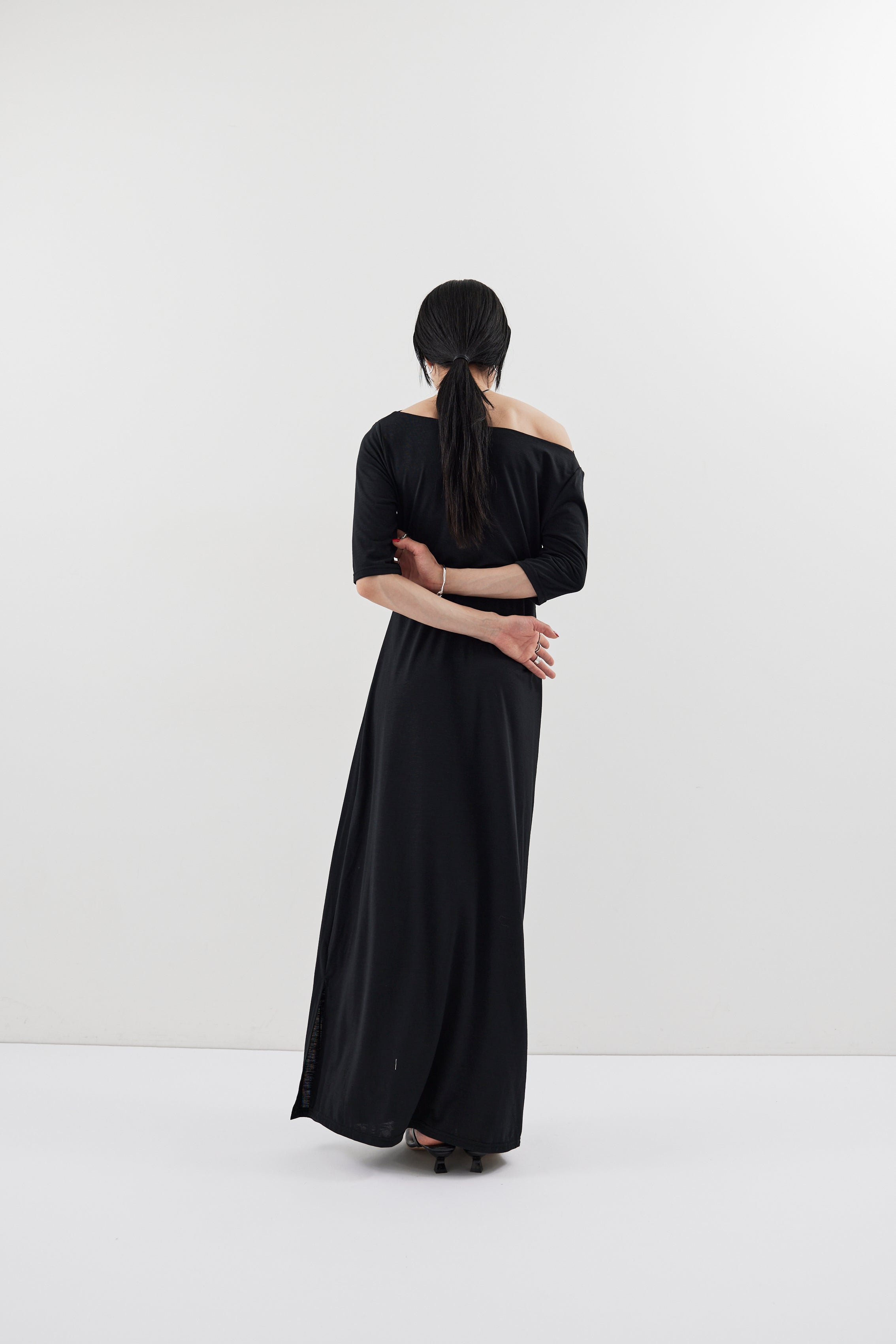 Draped design dress