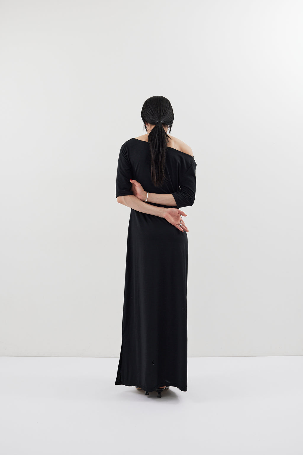 Draped design dress