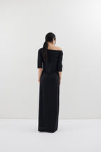 Draped design dress