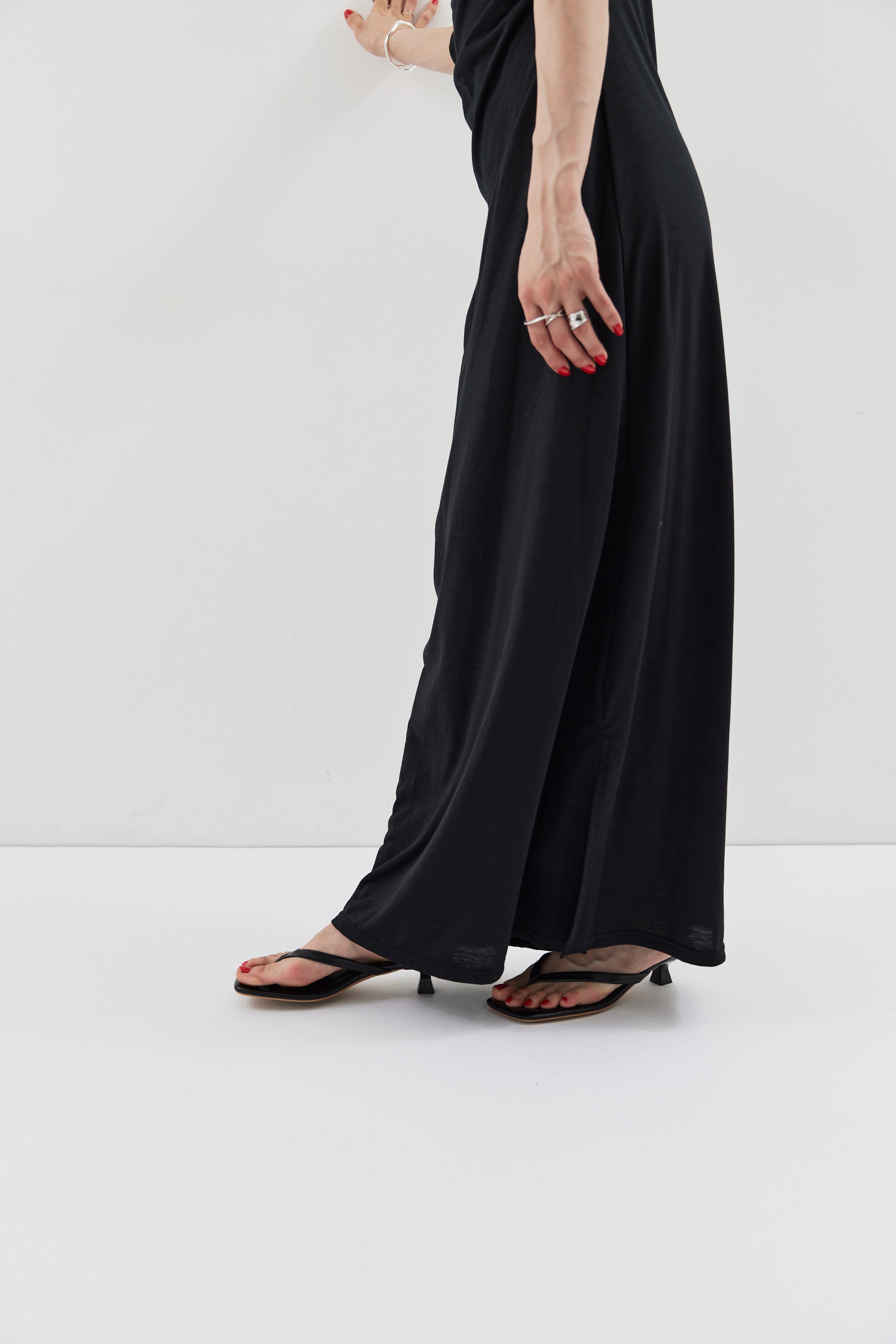 Draped design dress