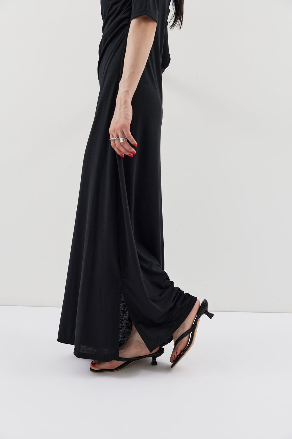 Draped design dress