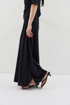 Draped design dress