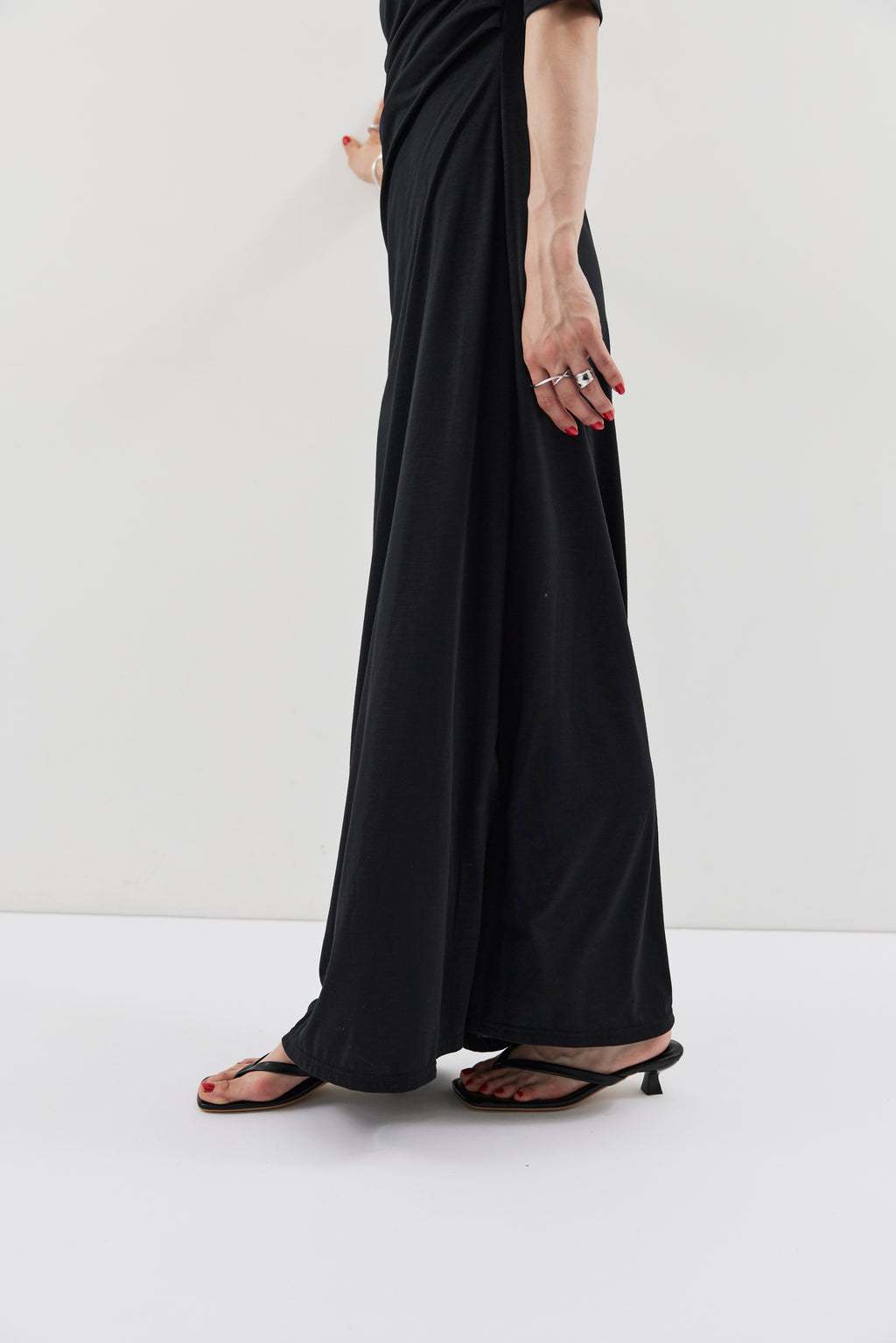 Draped design dress