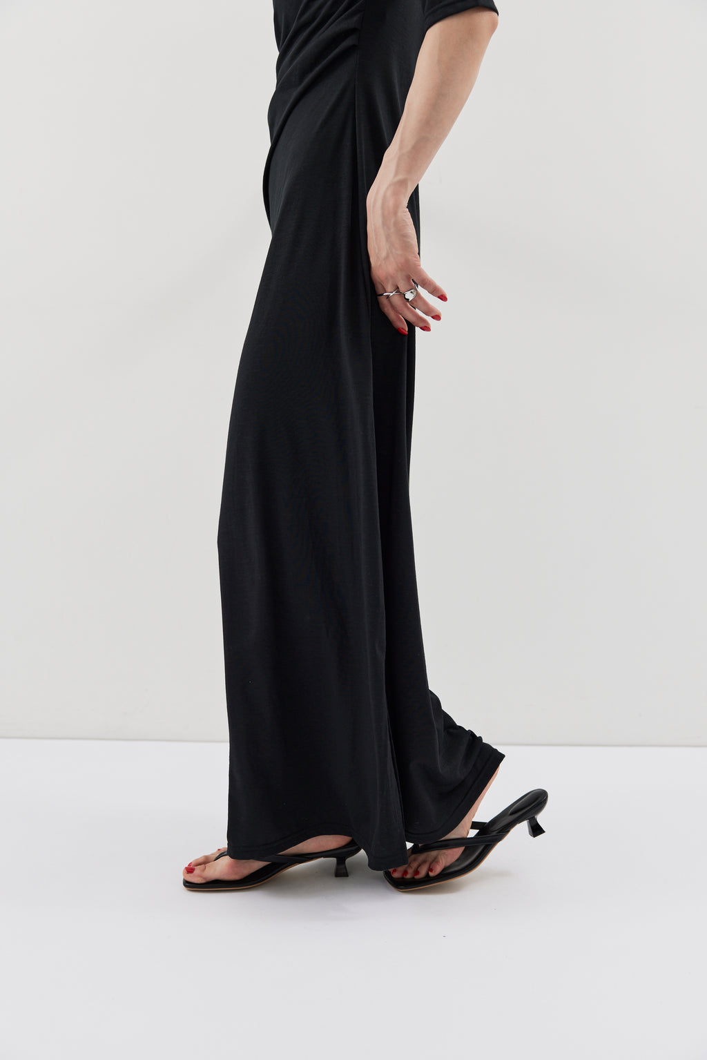 Draped design dress
