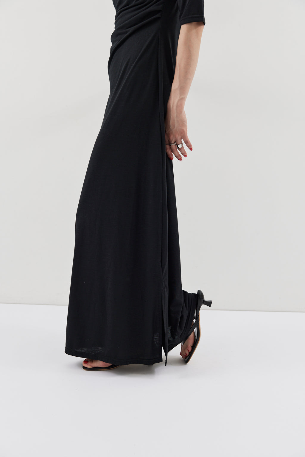 Draped design dress