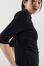 Draped design dress