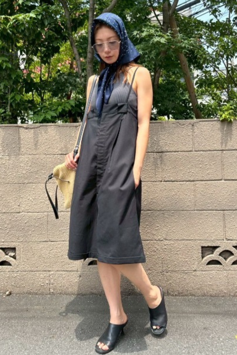 Strappy short all-in-one